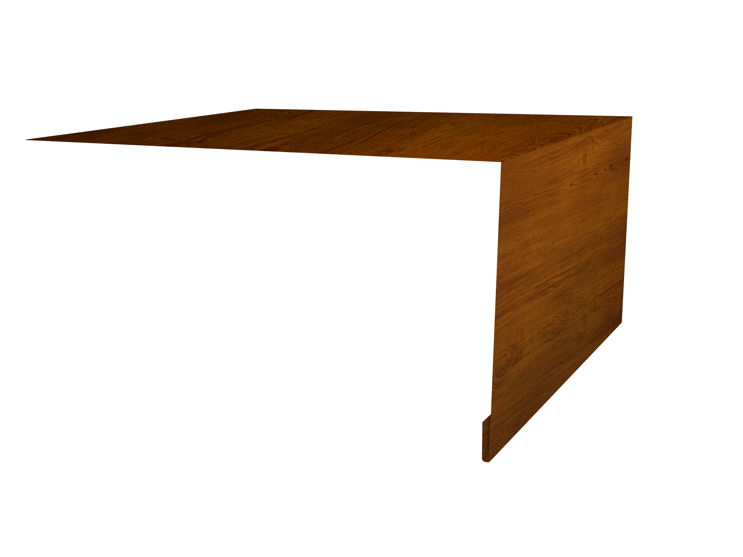 Планка околооконная простая 250х75 0,45 Print-Double Premium Golden Wood Intense F (3м)