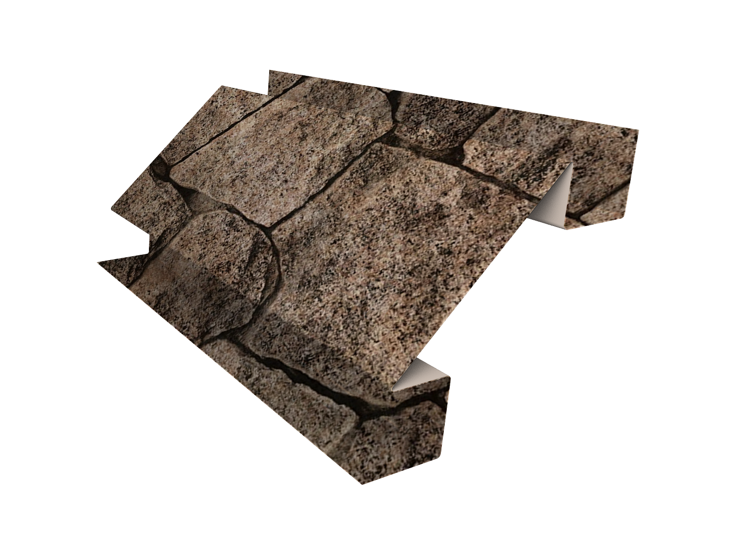 Угол внутренний сложный 75мм 0,45 Print Elite King Stone TwinColor (3м)
