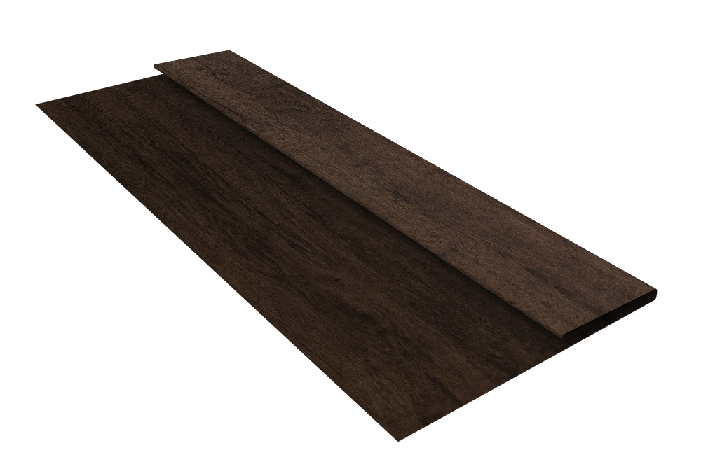Планка стартовая Блок-Хаус new Grand Line 0,45 Print-Double Premium Antique Wood (3м)