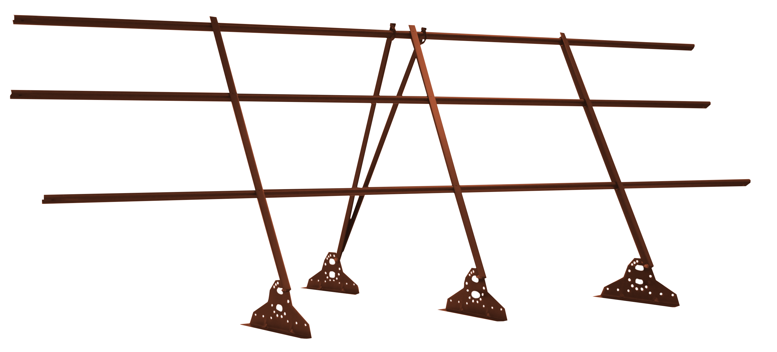 Ограждение кровельное Grand Line 1,2х3 RAL 8004