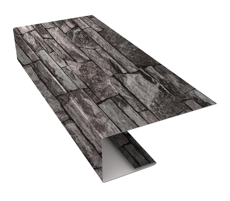 J-Профиль 18мм 0,45 Print Elite Fine Stone TwinColor (2м)