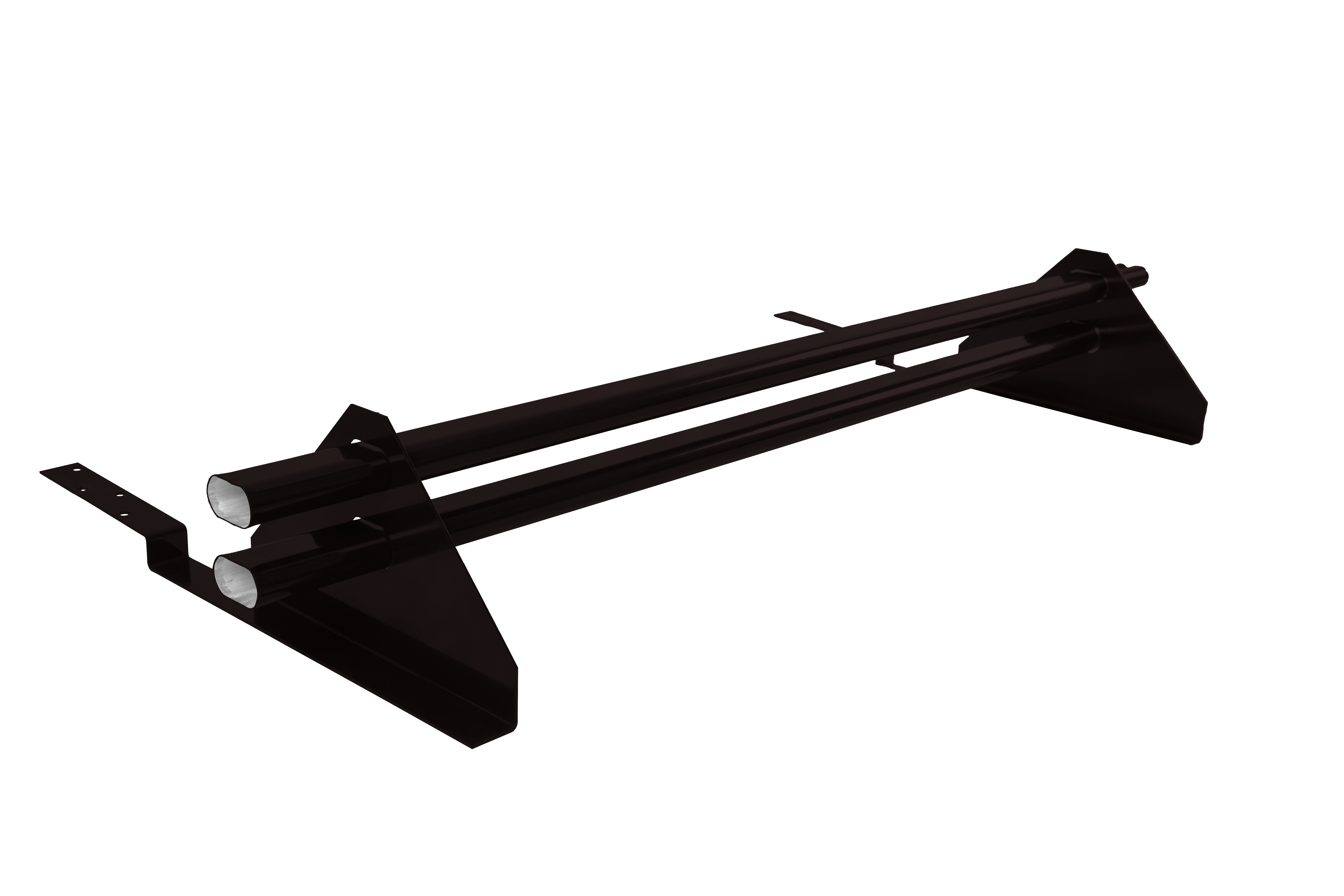 Снегозадержатель трубчатый для композитной черепицы Roman RAL 9005 (1м)