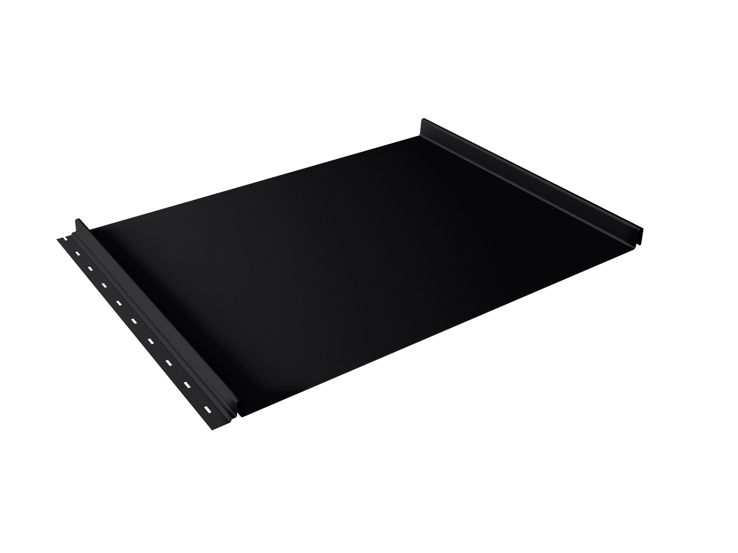 Кликфальц Grand Line 0,5 Velur X с пленкой на замках RAL 9005 черный