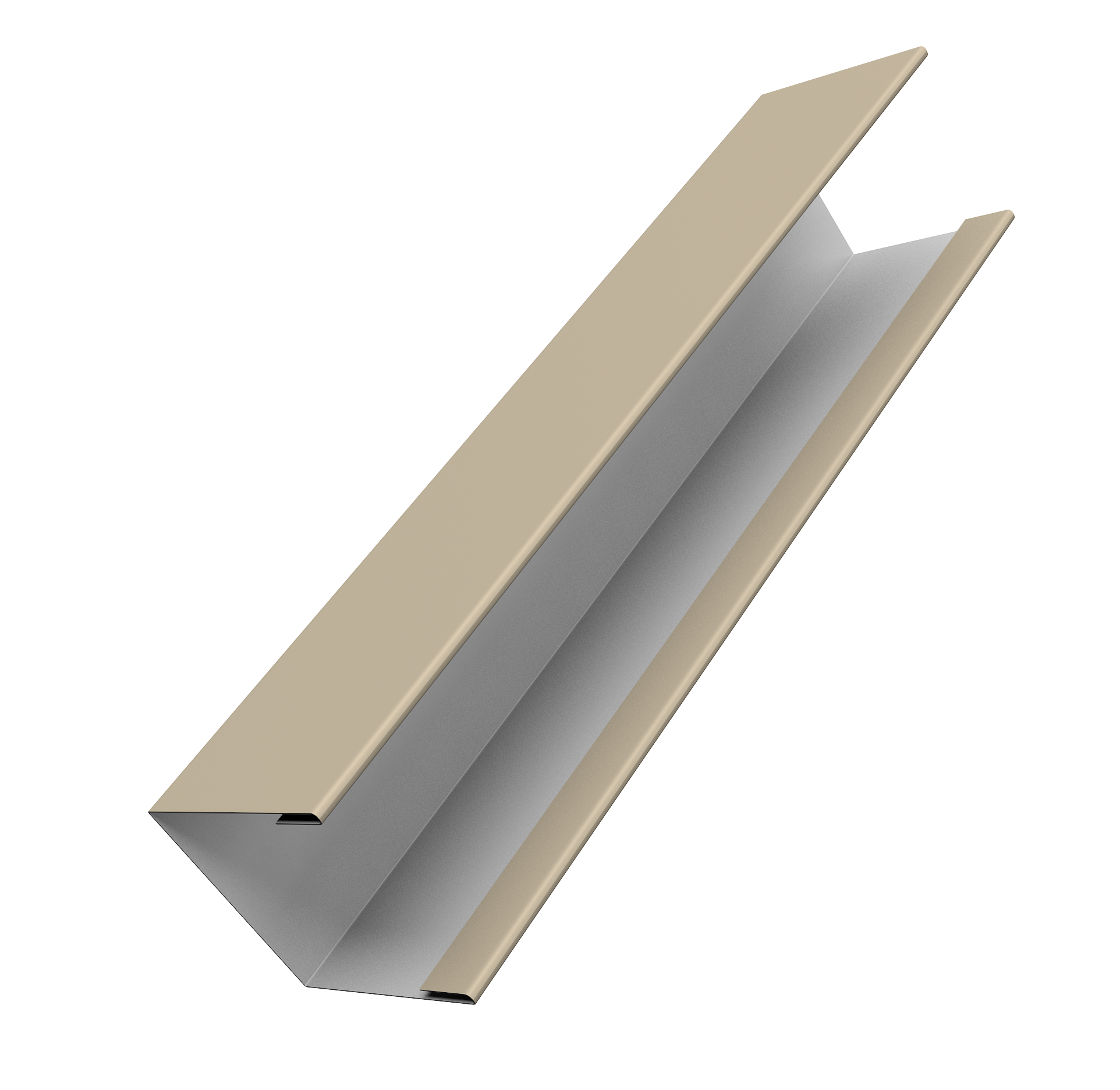 Крышка жалюзи Milan Slim 0,45 PE RAL 1015 светлая слоновая кость (3м)