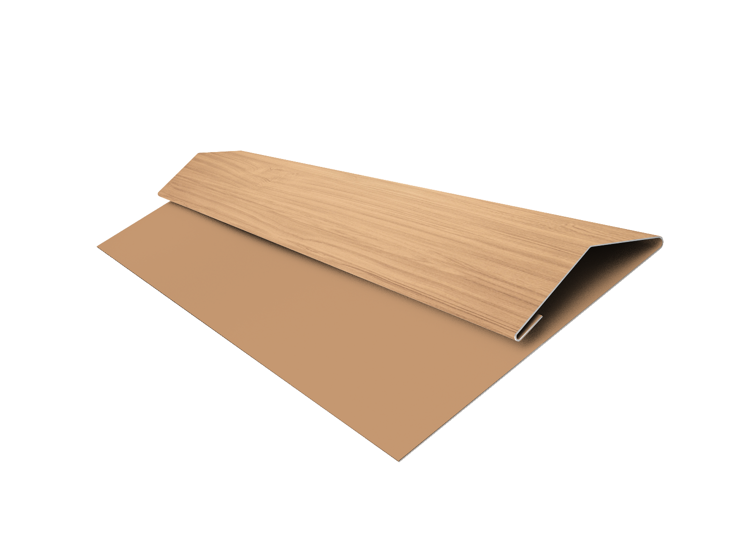 Планка стартово-финишная Экобрус Grand Line 0,45 Print Elite Honey Wood TwinColor (3м)