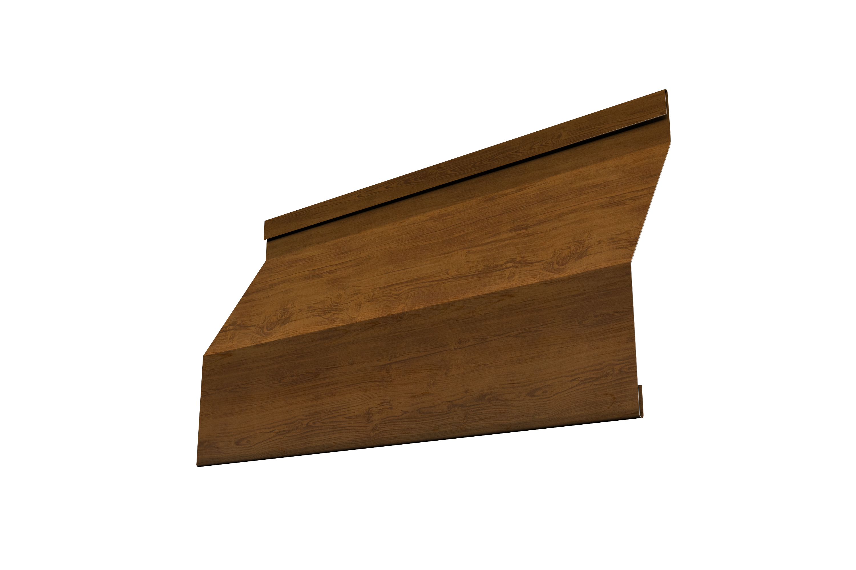 Ламель забора жалюзи Milan Slim 0,45 Print-double Elite Golden Wood