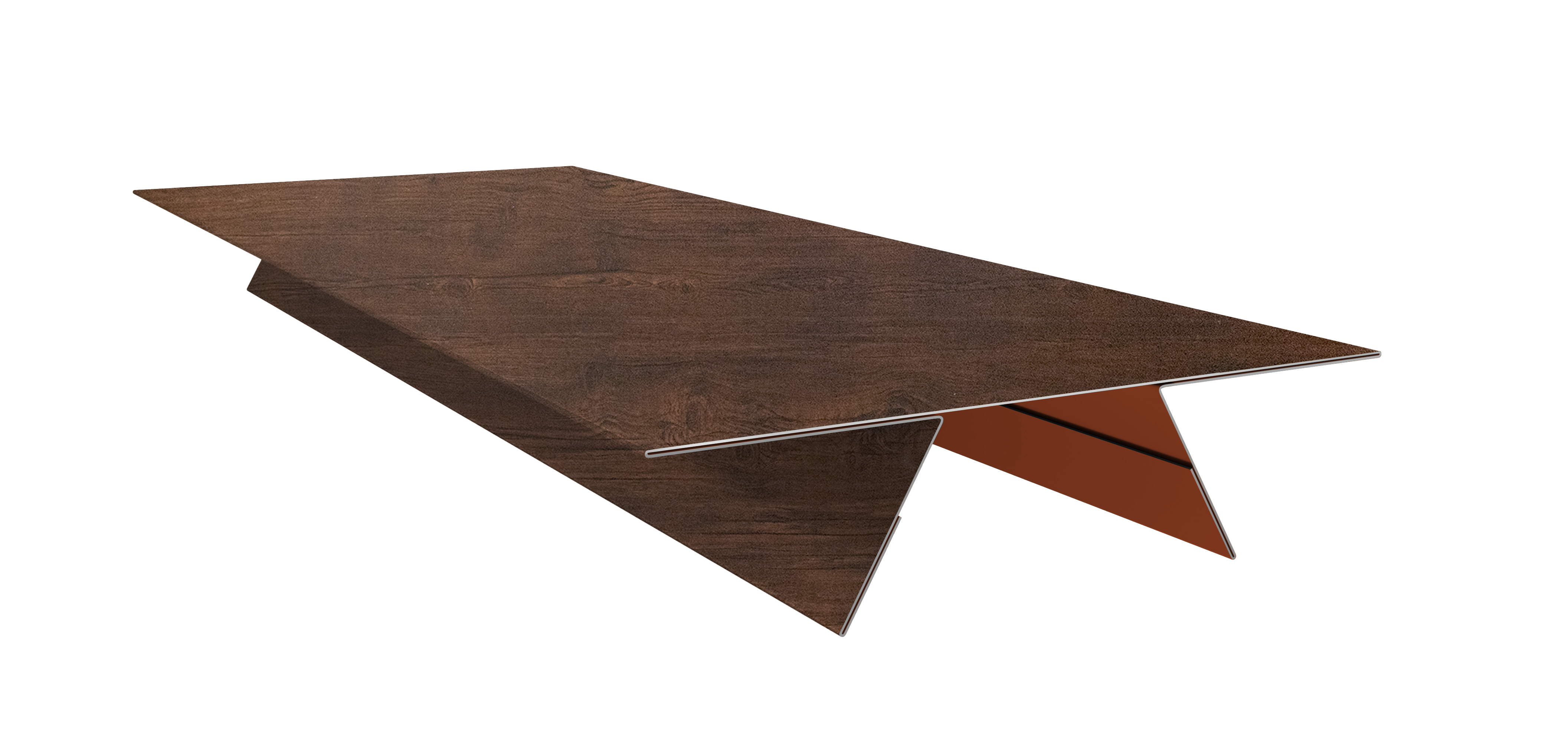 Планка стыковочная составная верхняя 0,45 Print Premium Cherry Wood Dark FTC (2м)