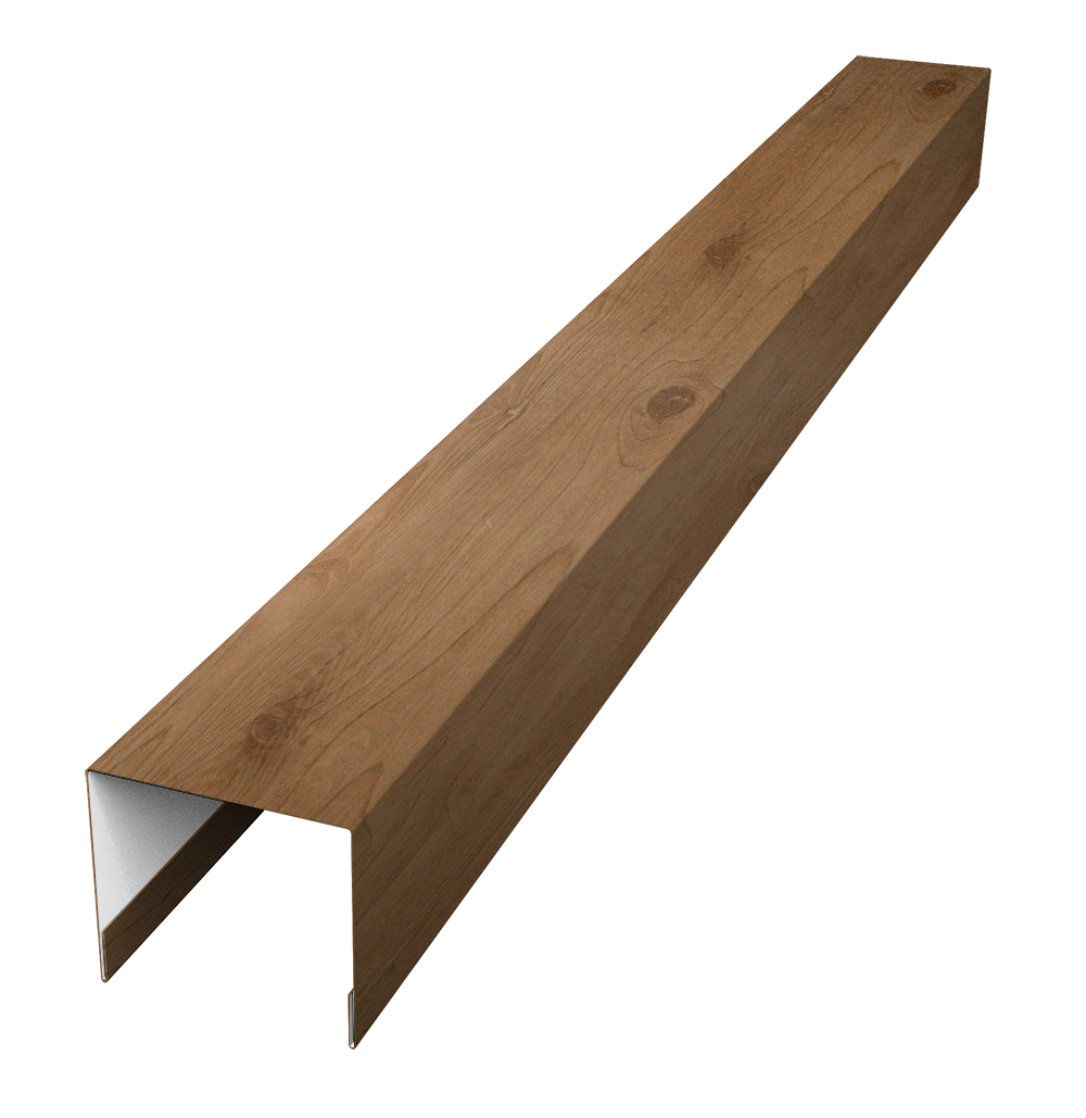 Стойка боковая крепежная для забора жалюзи Palermo 0,45 Print Premium Pine Wood Fresh (1,8м)