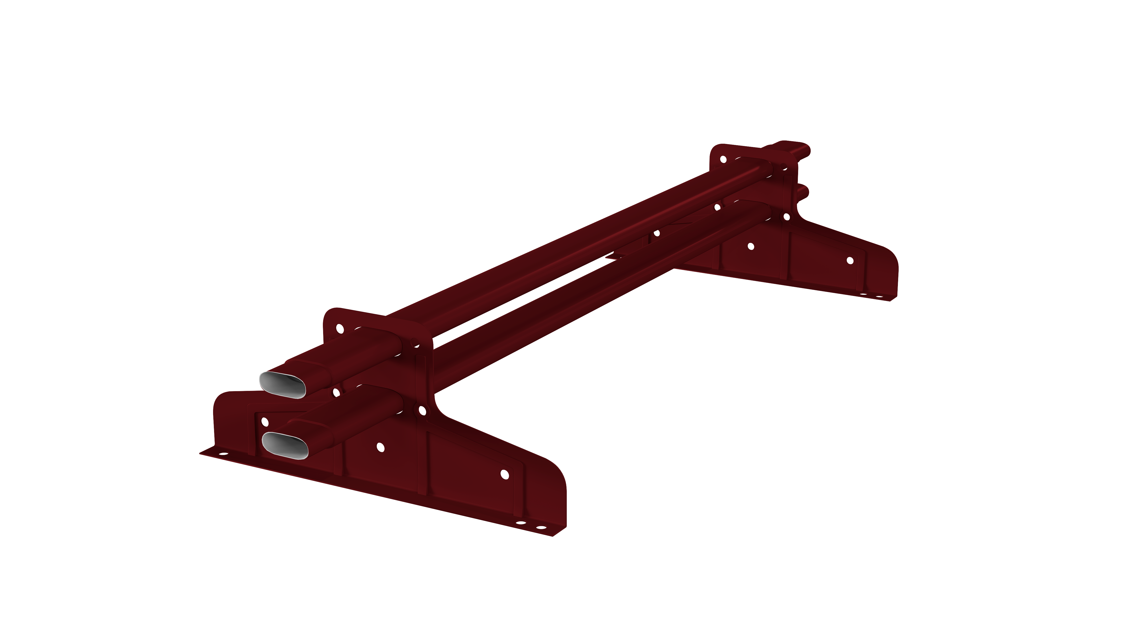 Снегозадержатель Стандарт Т4 d 40х20 RAL 3005 (1м)