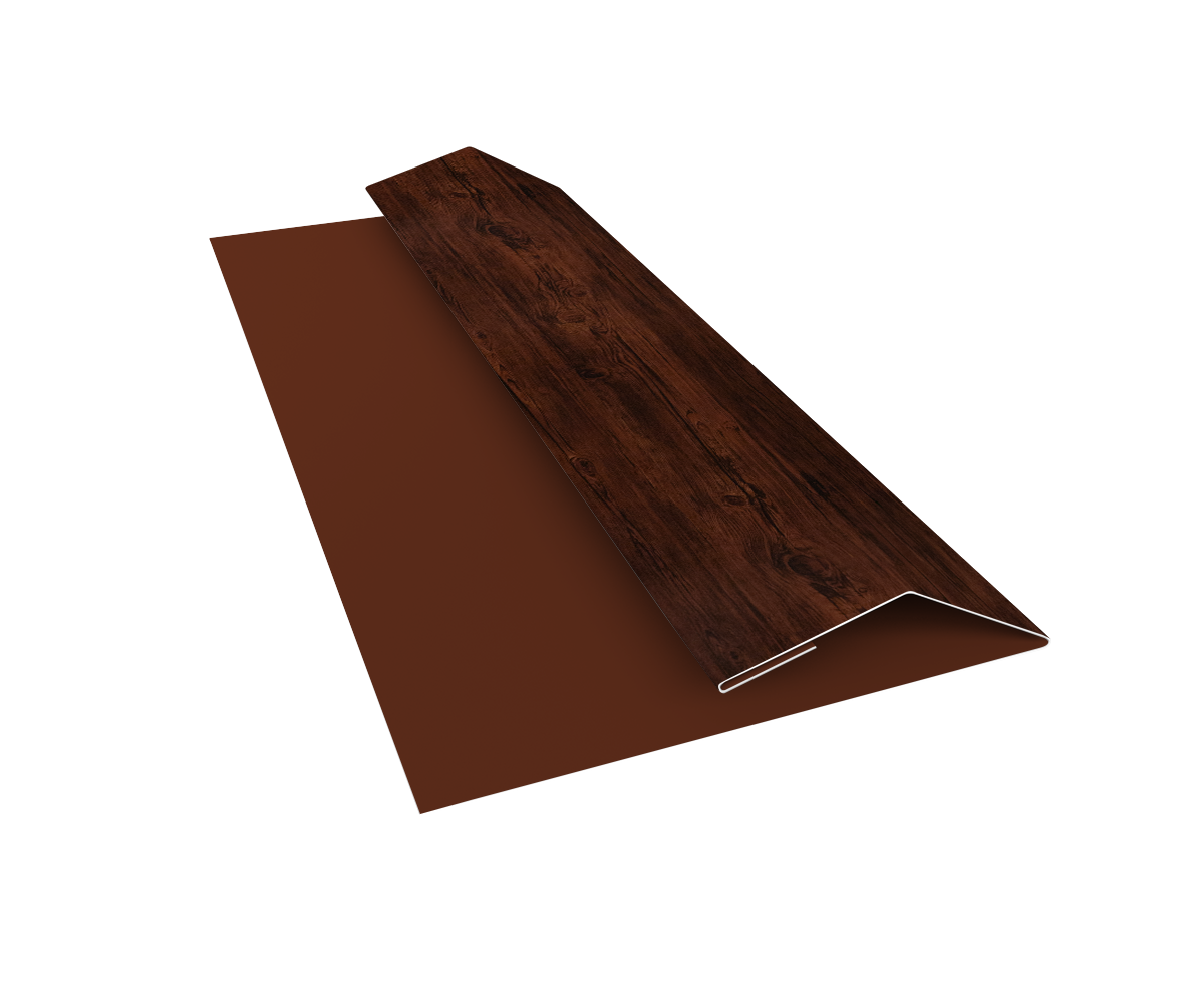 Планка финишная Блок-Хаус new Grand Line 0,45 Print Elite Cherry Wood TwinColor (2м)