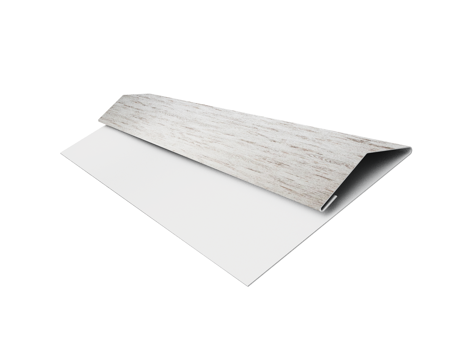 Планка стартово-финишная Экобрус Grand Line 0,45 Print Elite Snow Wood TwinColor (2м)