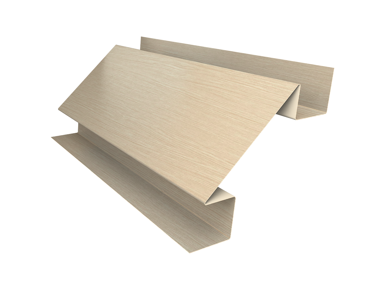 Угол внутренний сложный 75мм 0,45 Print Elite Milky Wood TwinColor (2м)