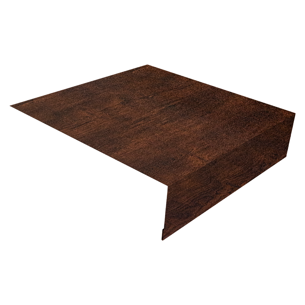 Планка околооконная простая 200х50 0,45 Print-Double Premium Cherry Wood Dark F (3м)