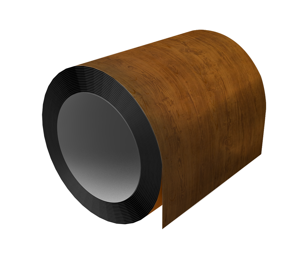 Отмотка 0,45 Print Elite с пленкой Golden Wood TwinColor