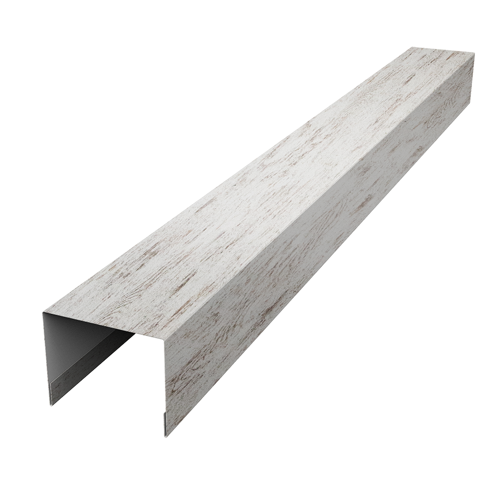 Крышка жалюзи Palermo 0,45 Print Elite Snow Wood TwinColor (3м)
