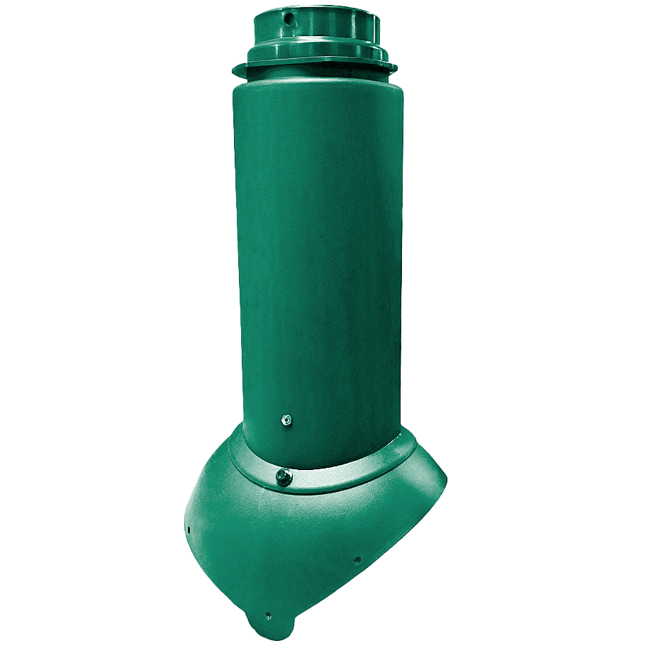 Выход канализации Krovent Pipe-VT 110/125 Изолированный зелёный