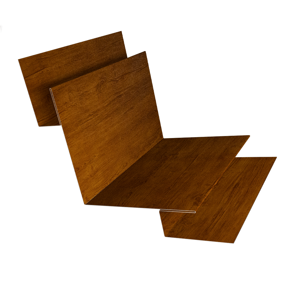 Угол внутренний сложный 90 град. 0,45 Print-Double Premium Golden Wood Intense F (3м)