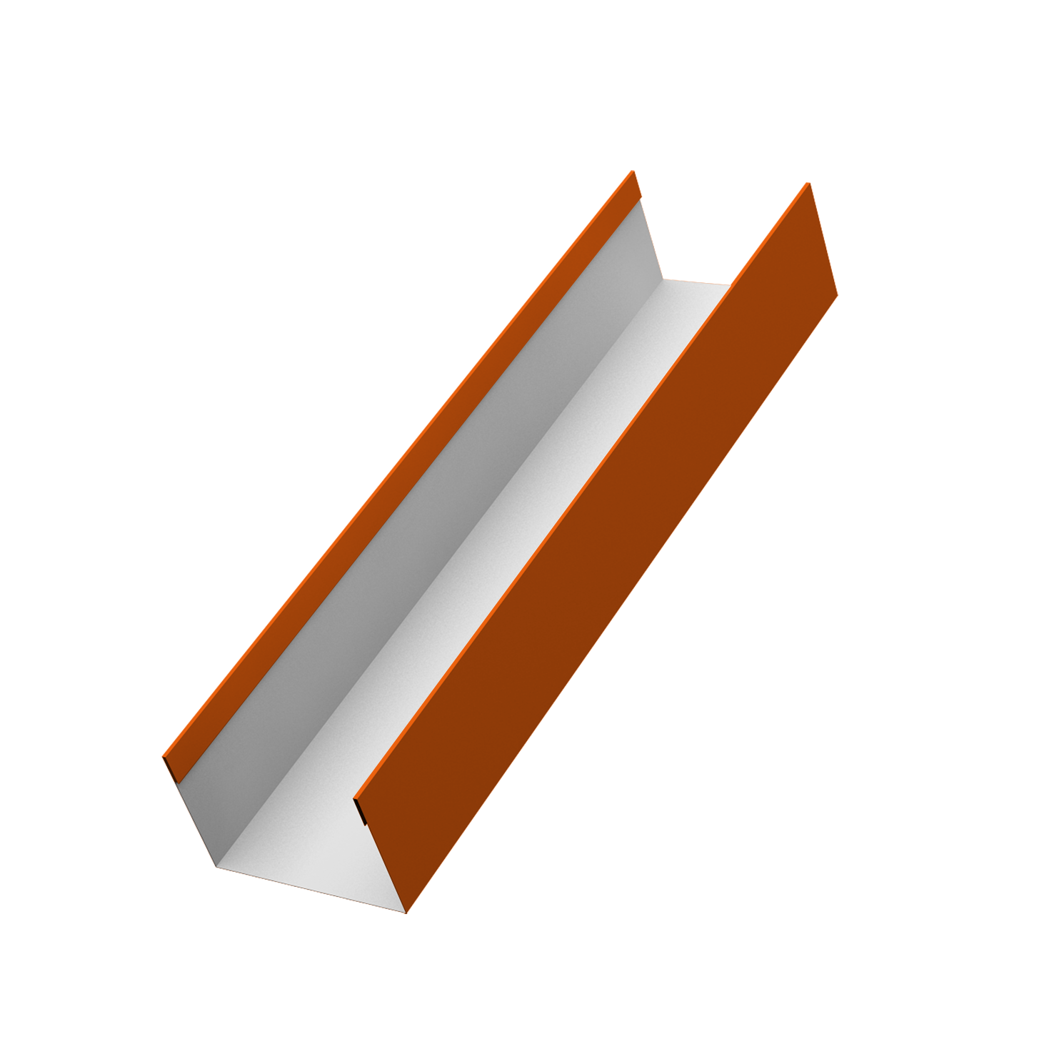 Стойка жалюзи Milan,Tokyo 0,45 PE RAL 2004 оранжевый (2м)