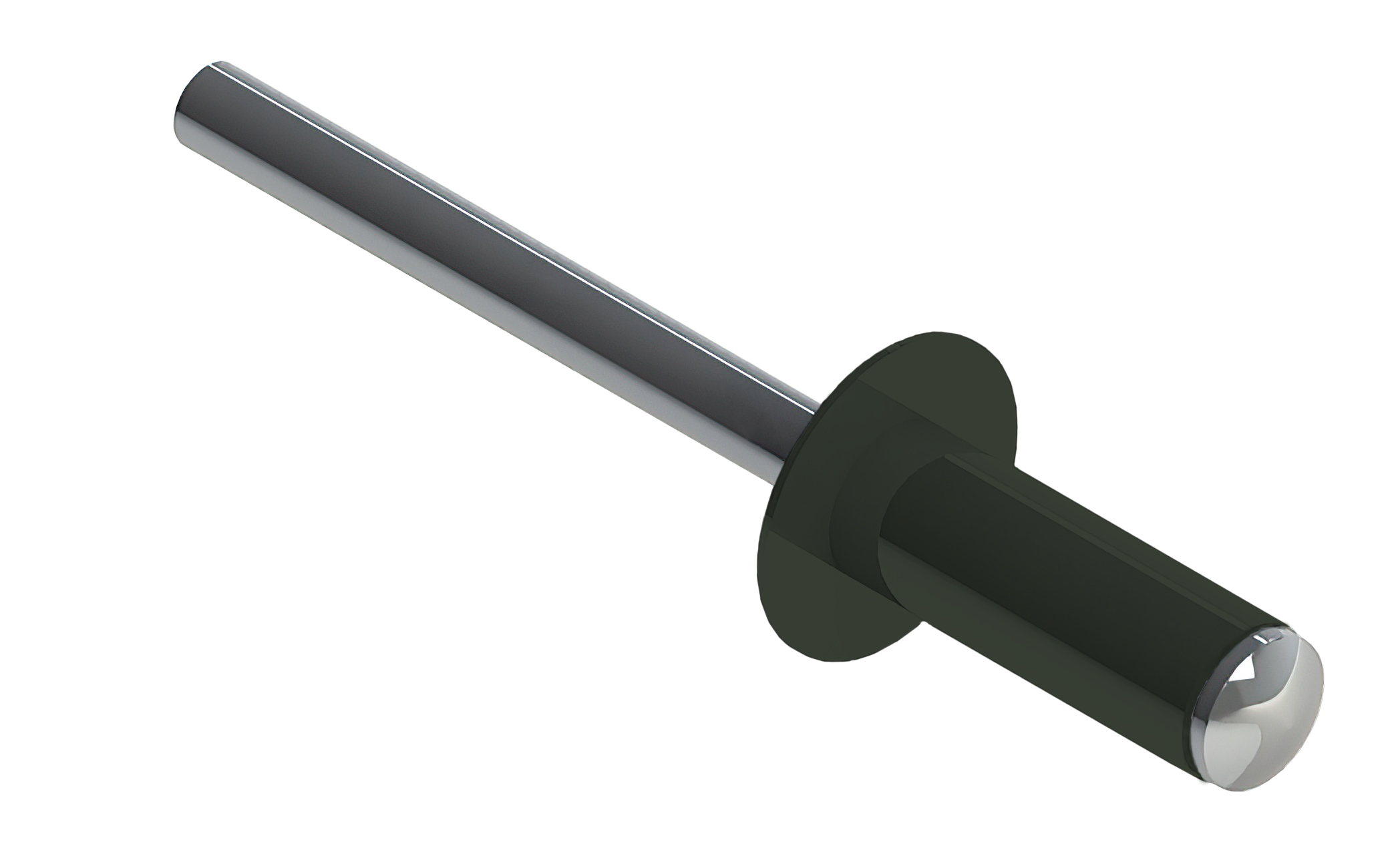 Заклёпка вытяжная Daxmer 3,2х8,0 RAL 6020 (1000 шт) сталь/сталь