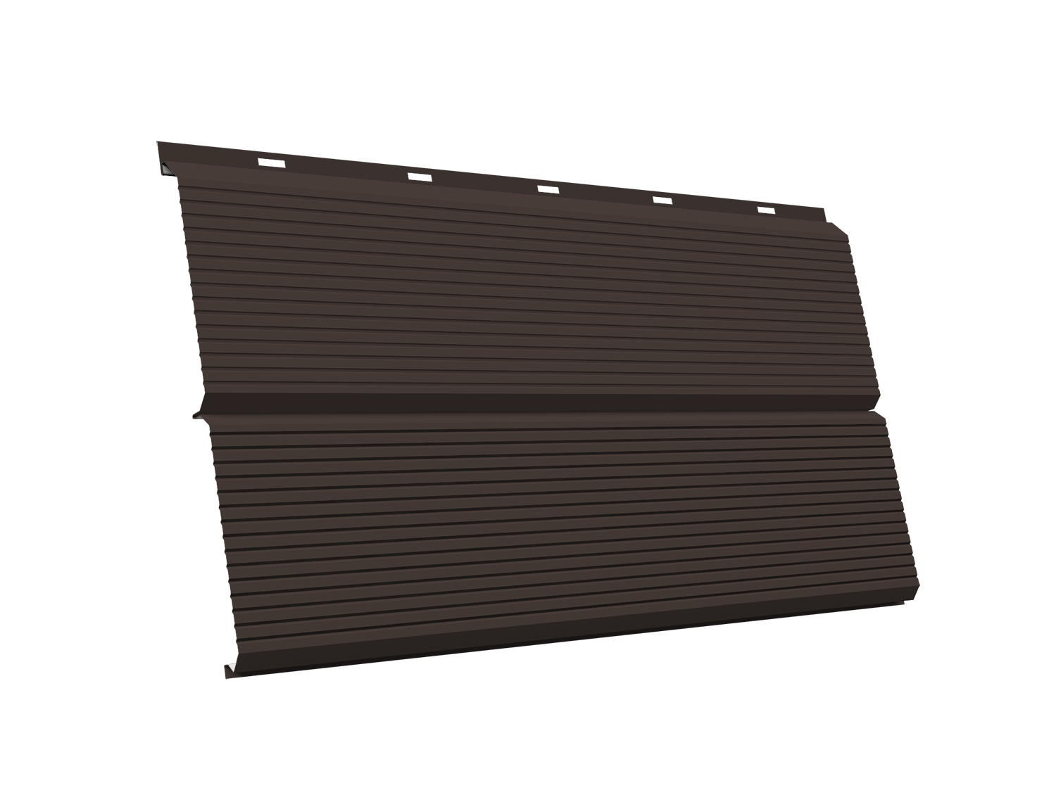 ЭкоБрус 0,345 Gofr Grand Line 0,5 Satin с пленкой RR 32 темно-коричневый