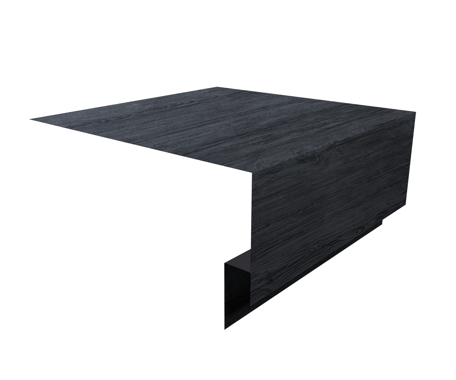 Планка околооконная сложная Блок-Хаус new Grand Line 250х75х27 0,45 Print Premium Grey Wood TwinColor (2м)
