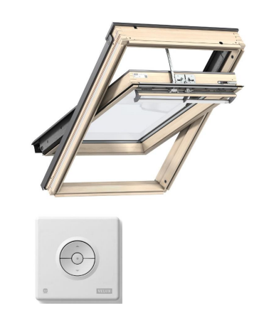 Окно мансардное VELUX GGL 306821 Integra электро 55х98 (двухкамерное, с электроприводом, ручка сверху)