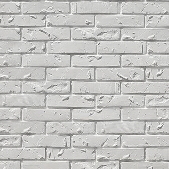 Рядовая плитка White Hills Ланс брик гипс А680-00 с расшивкой 1,2 см