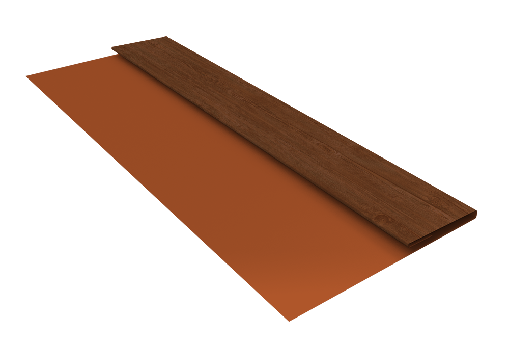 Планка стартовая Блок-Хаус new Grand Line 0,45 Print Elite Rowan TwinColor (3м)