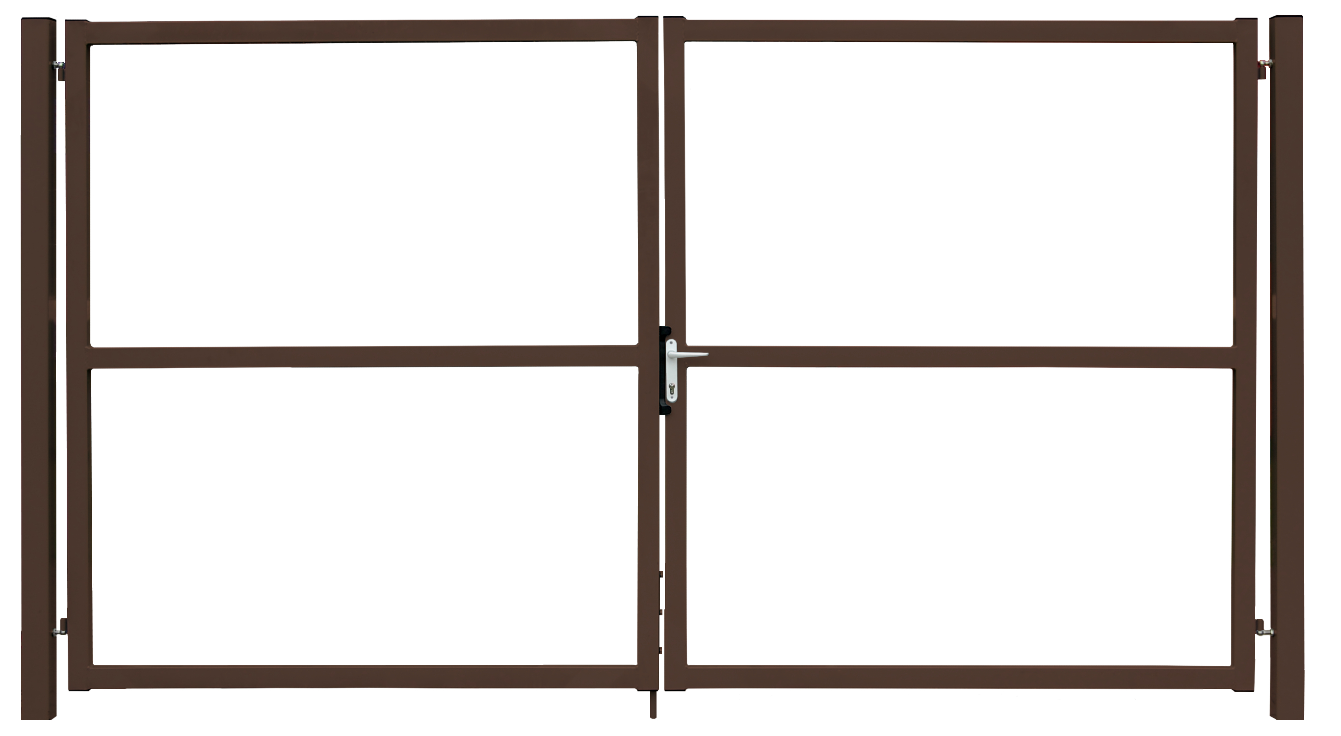 Ворота Colority Zinc Lock 1,8х3,5 RAL 8017