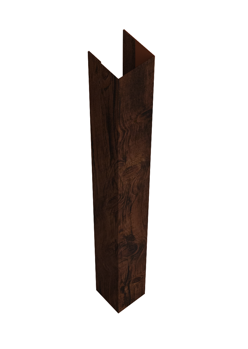 Стойка жалюзи Texas для монтажа без крепежного вкладыша 0,45 Print Elite Cherry Wood TwinColor (3м)