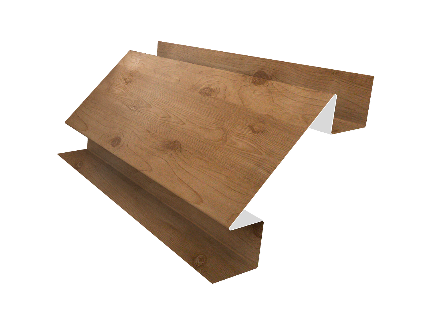 Планка угла внутреннего сложного Экобрус Grand Line 0,45 Print Premium Pine Wood Fresh (3м)