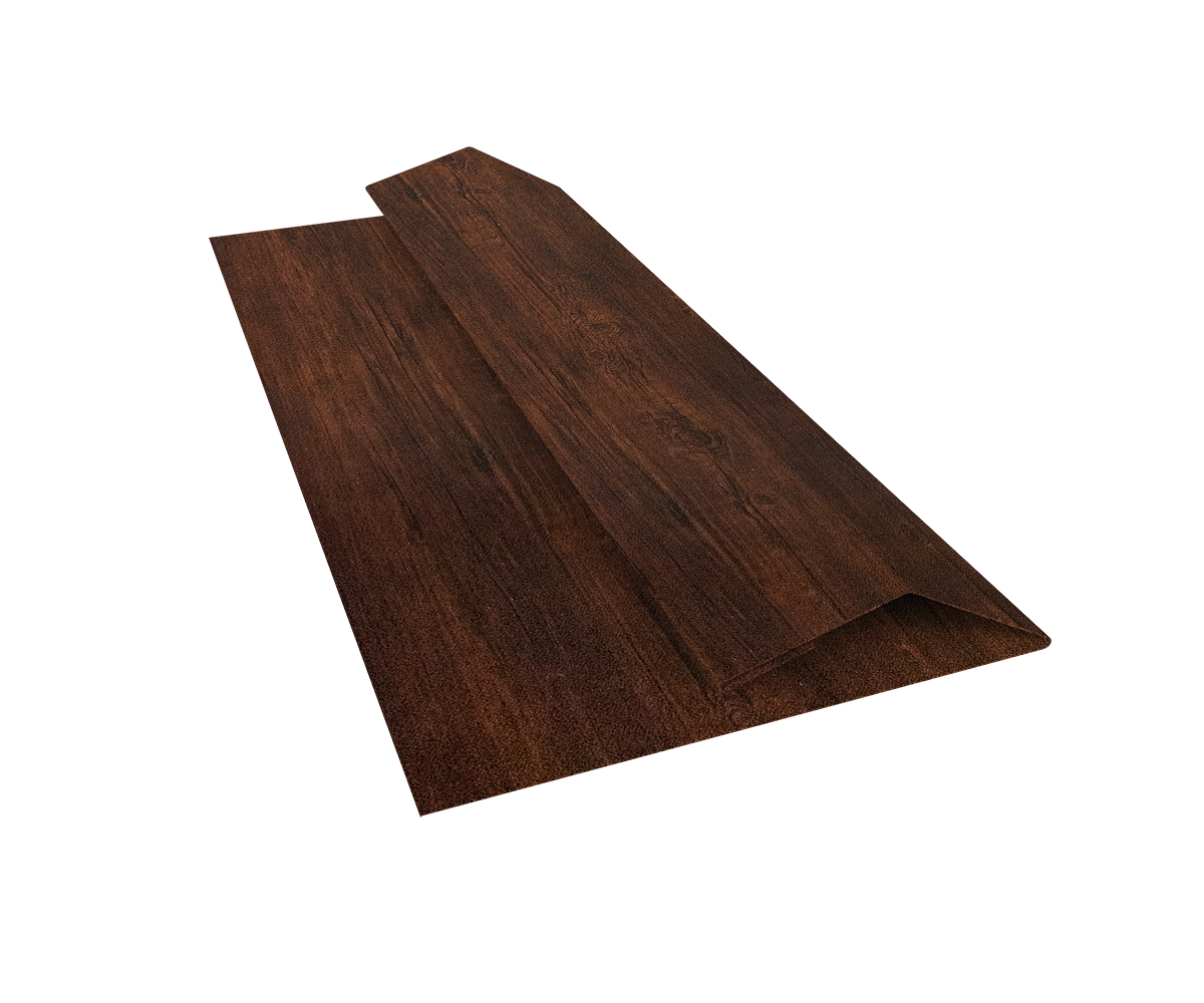 Планка финишная Блок-Хаус new Grand Line 0,45 Print-Double Premium Cherry Wood Dark F (2м)