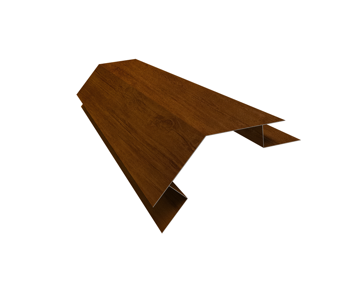 Планка угла внешнего сложного 135 градусов Блок-Хаус new Grand Line 0,45 Print-Double Premium Golden Wood Intense F (3м)
