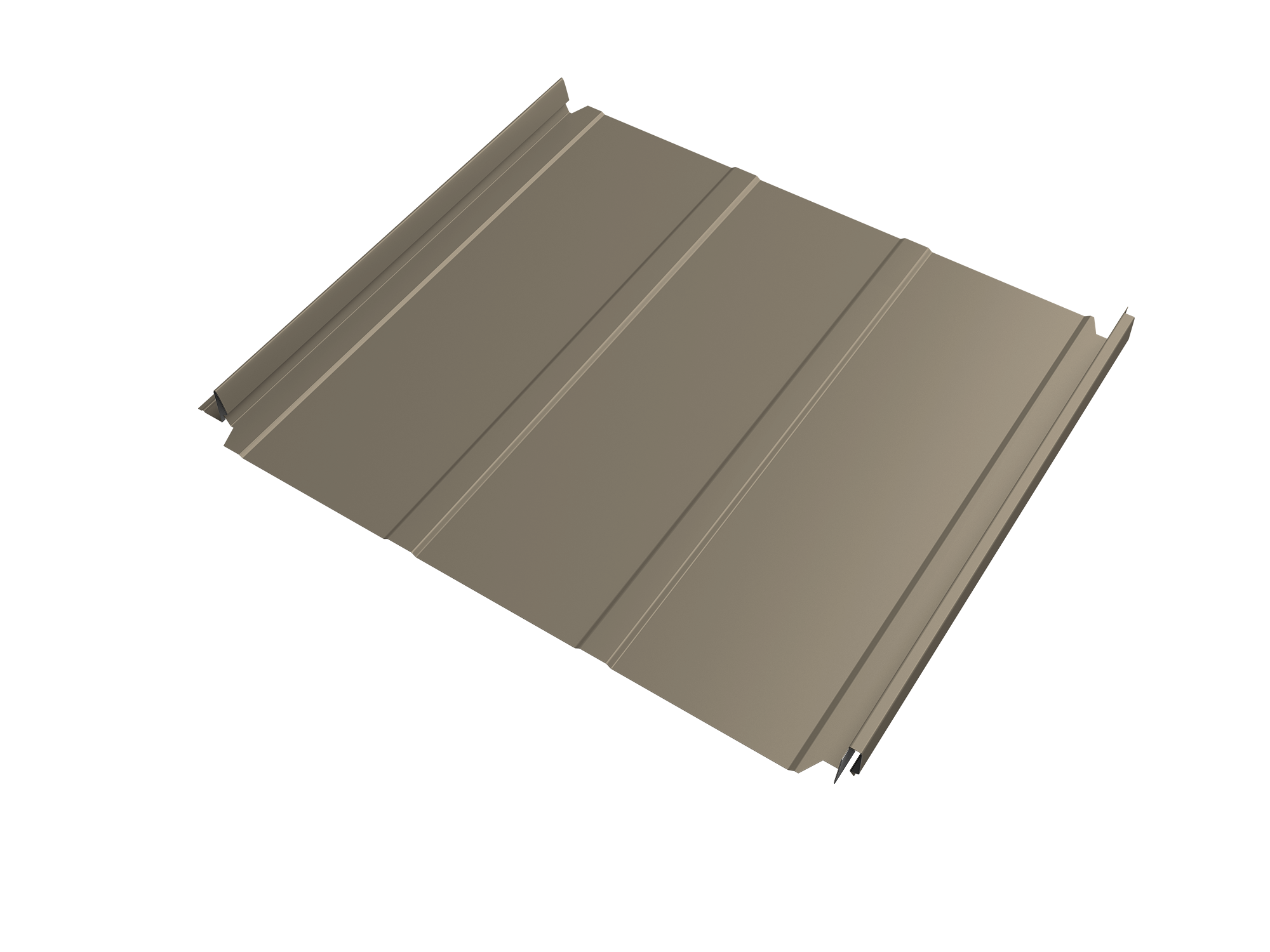 Кликфальц Double Pro Line Grand Line 0,45 Drap TX с пленкой на замках RAL 1015 светлая слоновая кость