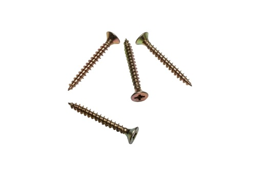 Саморез Rizzel Pz 5,0х90 (150шт) шлиц Pz2 желтый цинк (короб)