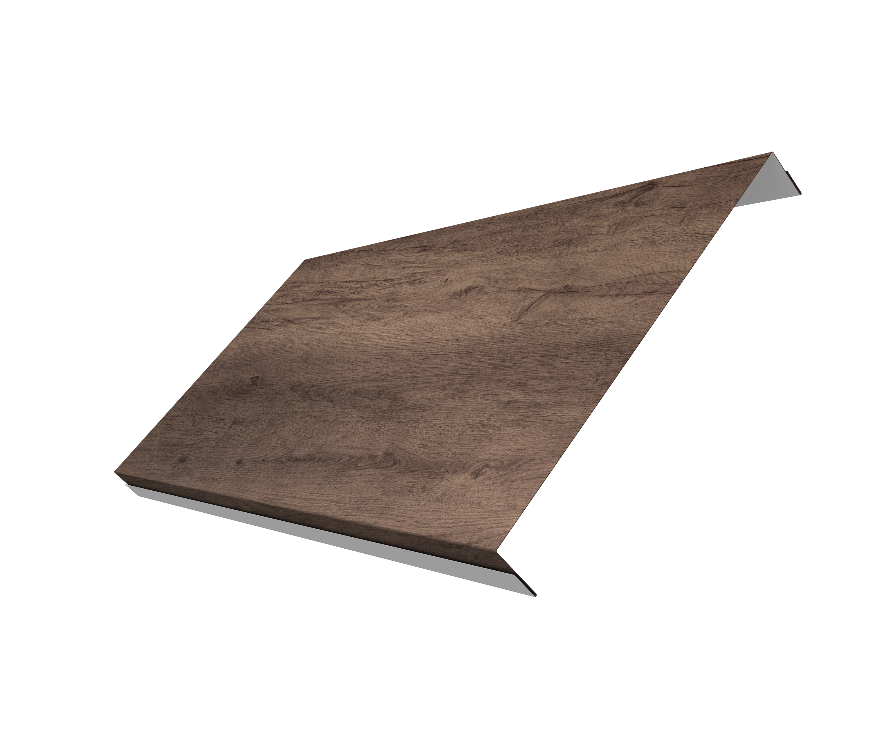 Ламель обратная 200 забора жалюзи Texas 0,45 Print Premium Almond Wood Fresh