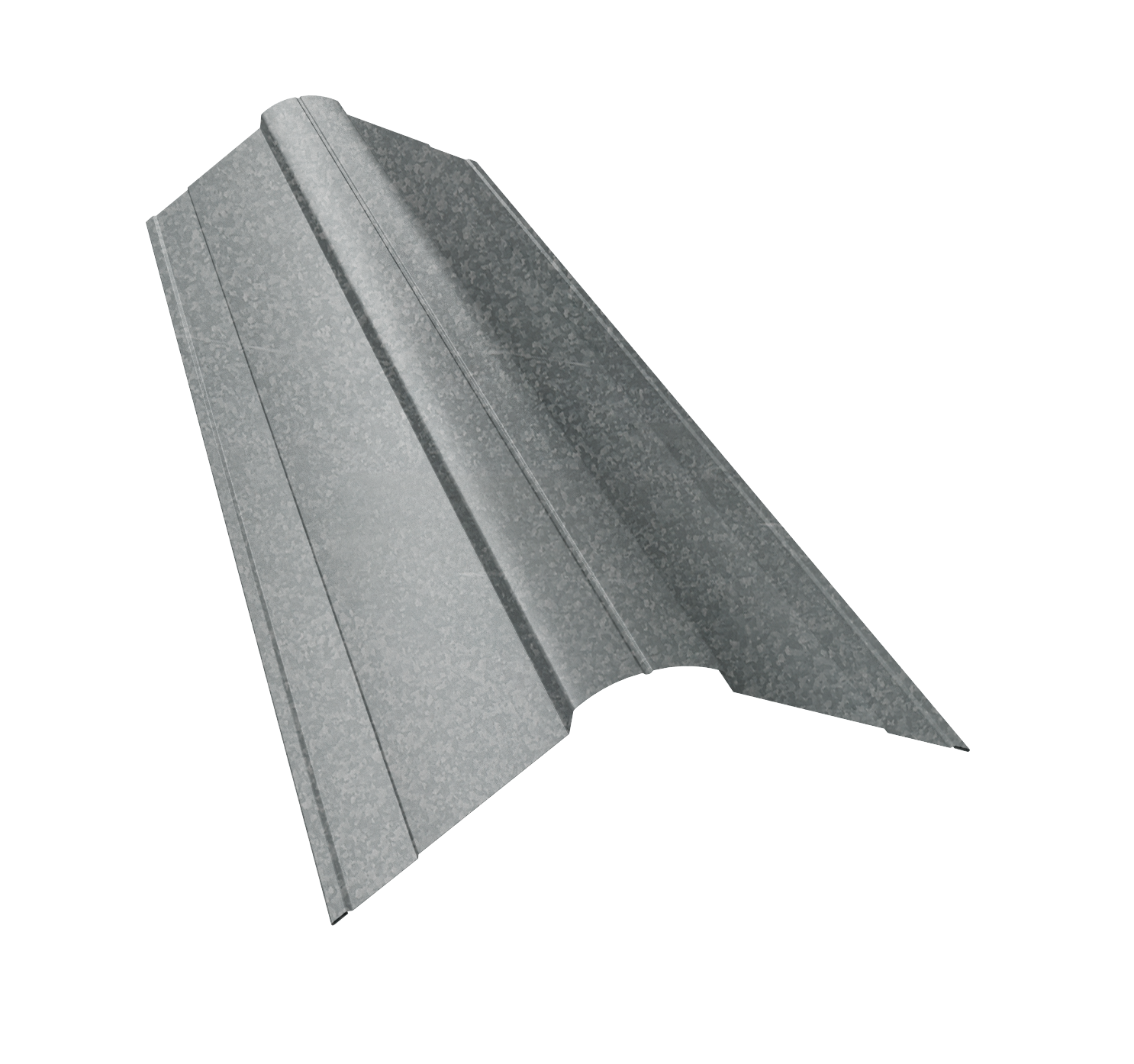 Планка конька фигурного 100x100 0,5 Zn (3м)