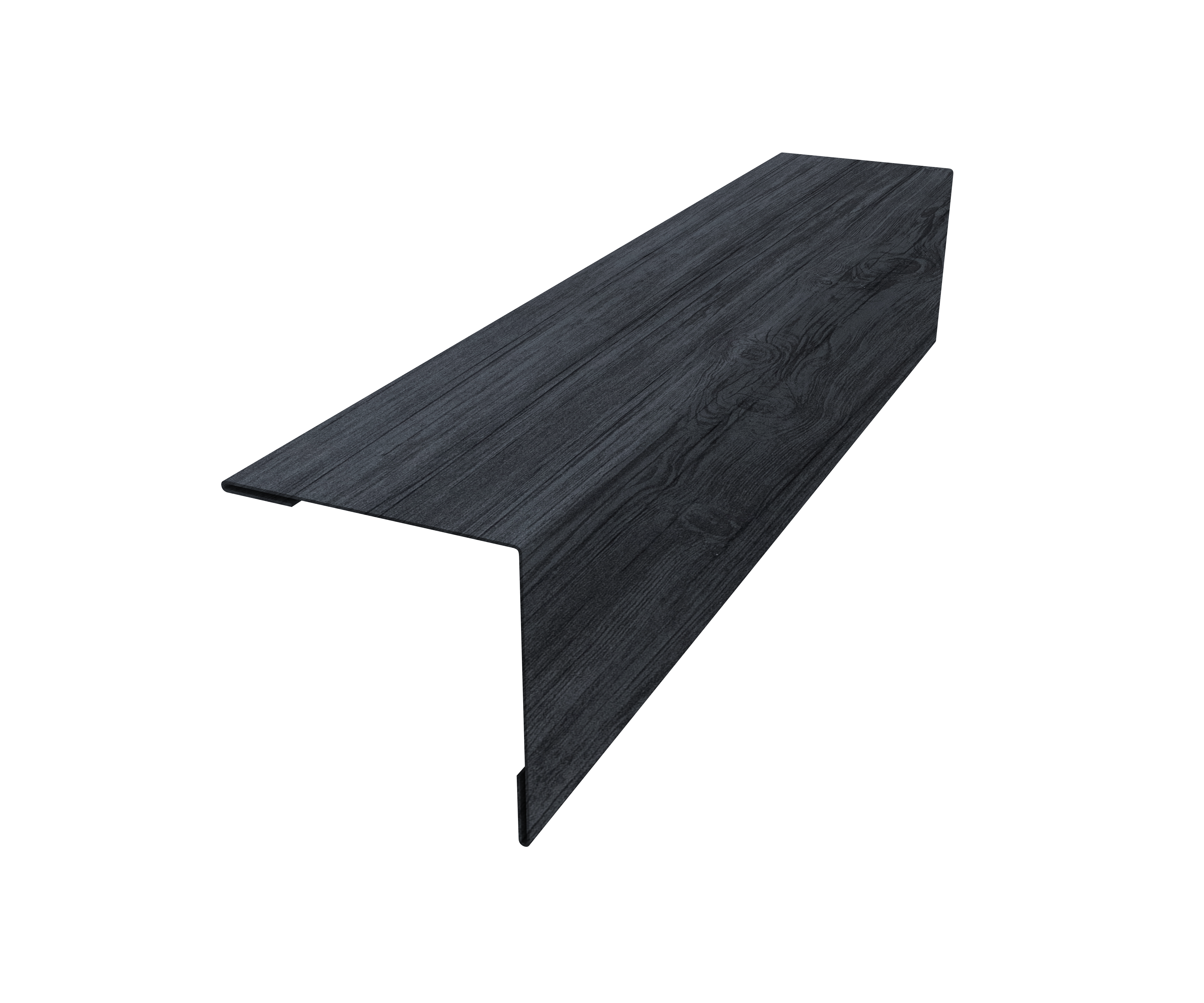 Планка завершающая 50х50 жалюзи Milan 0,45 Print Premium Grey Wood TwinColor (2,5м)