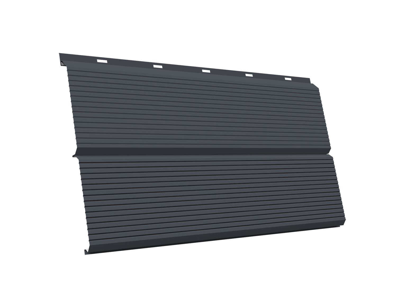 ЭкоБрус 0,345 Gofr Grand Line 0,5 Satin RAL 7024 мокрый асфальт