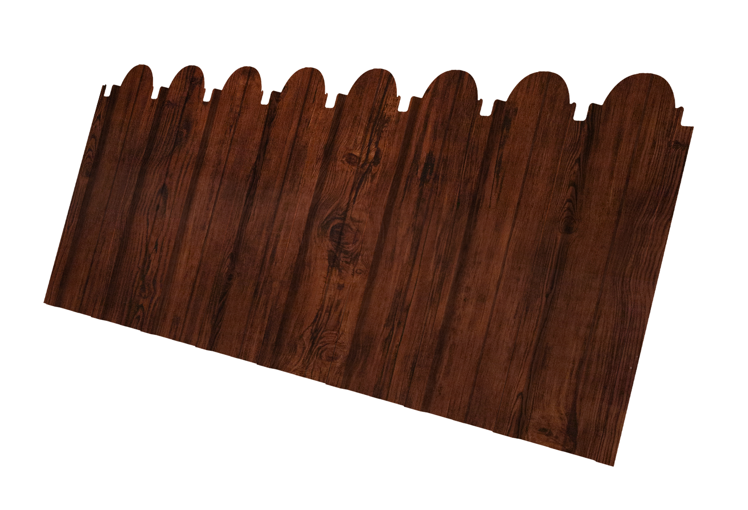Профнастил C10A фигурный 0,45 Print Elite Cherry Wood TwinColor