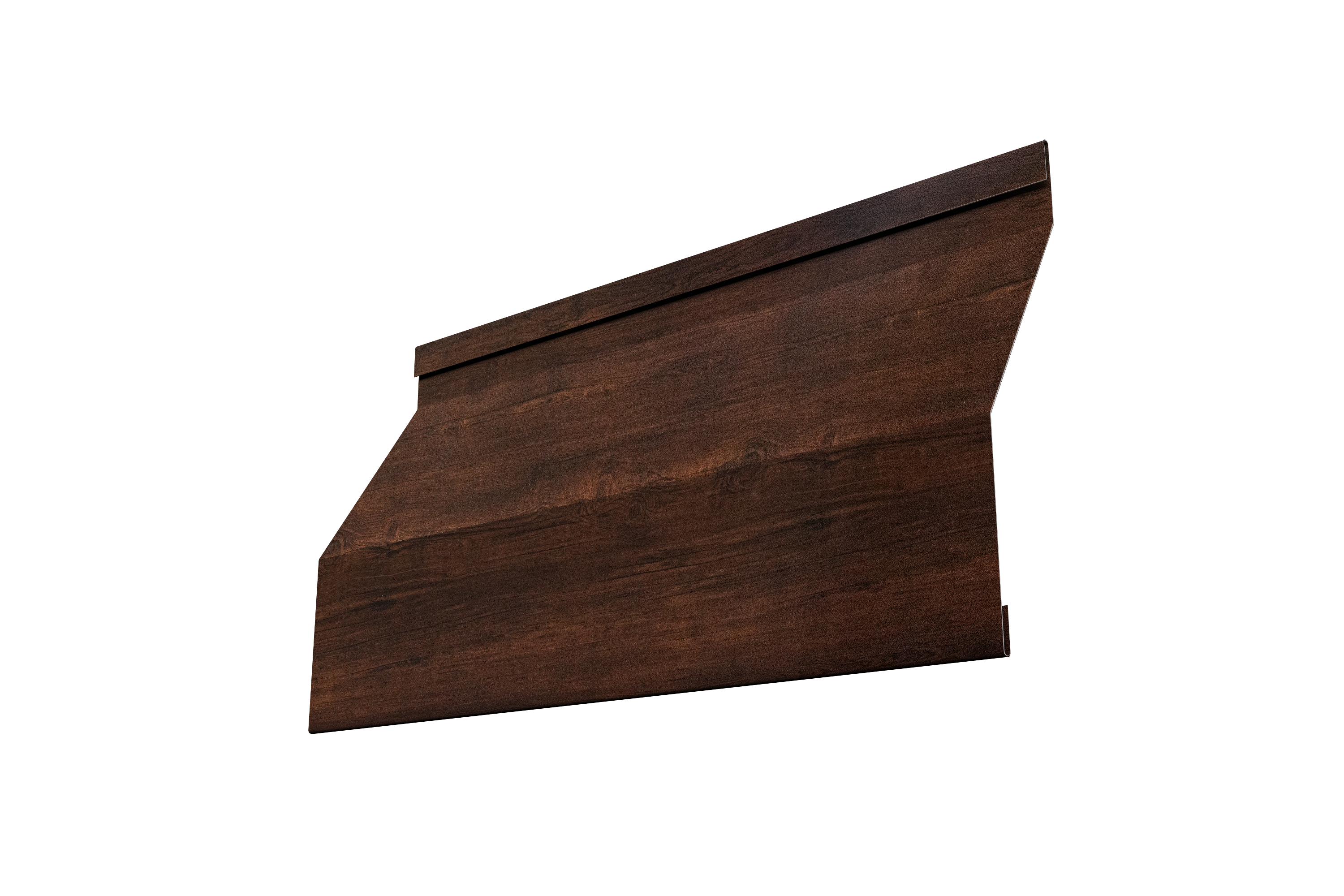Ламель забора жалюзи Milan Slim 0,45 Print-Double Premium Cherry Wood Dark F