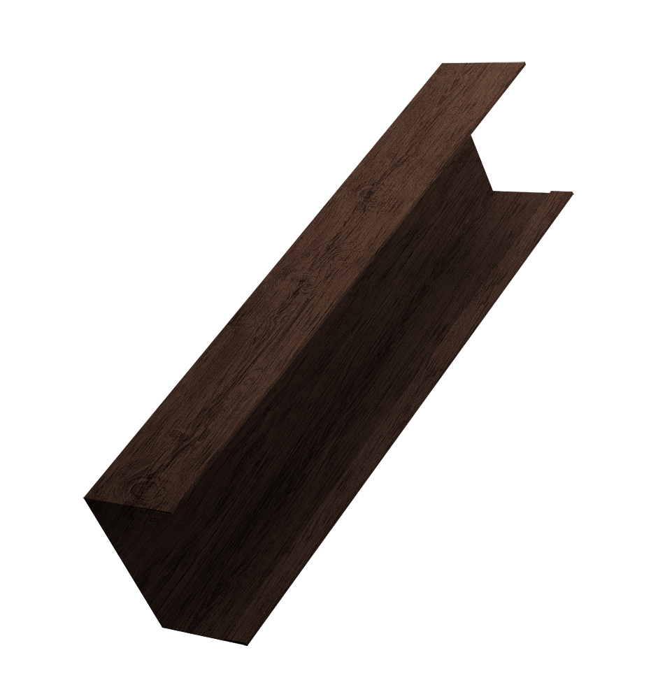 Крышка жалюзи Milan, Tokyo (для калиток, ворот) 0,45 Print-double Premium Antique Wood (3м)