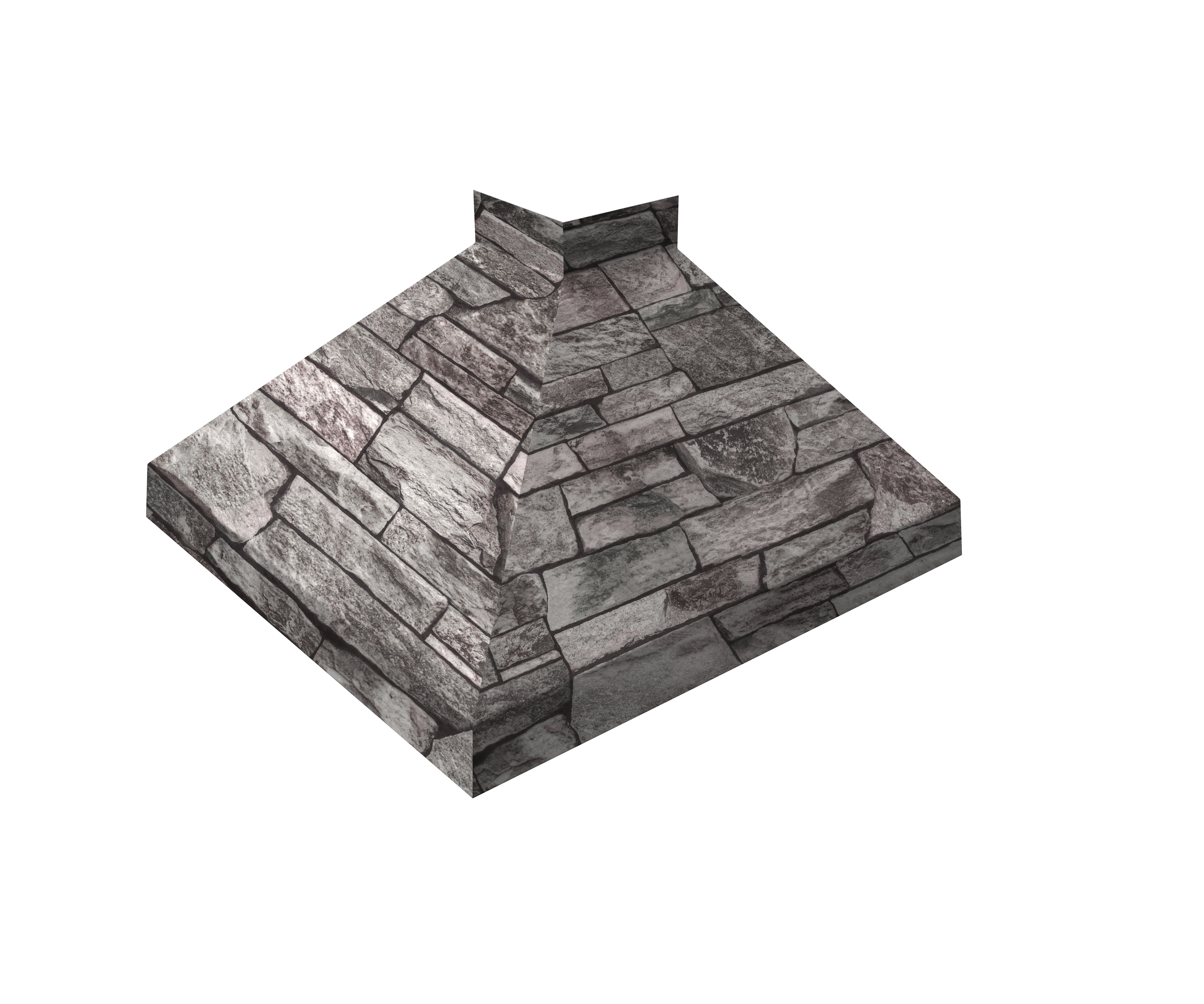 Угол отлива внешний 250 0,45 Print Elite с пленкой Fine Stone TwinColor