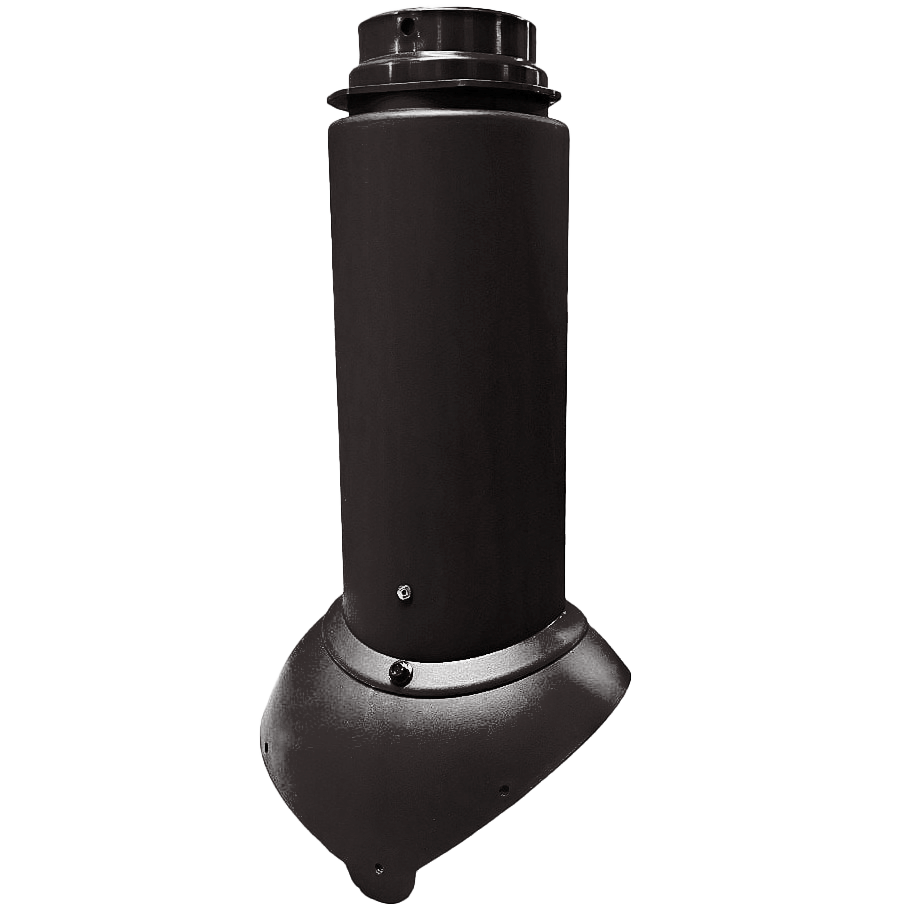 Выход канализации Krovent Pipe-VT 110/125 Изолированный черный