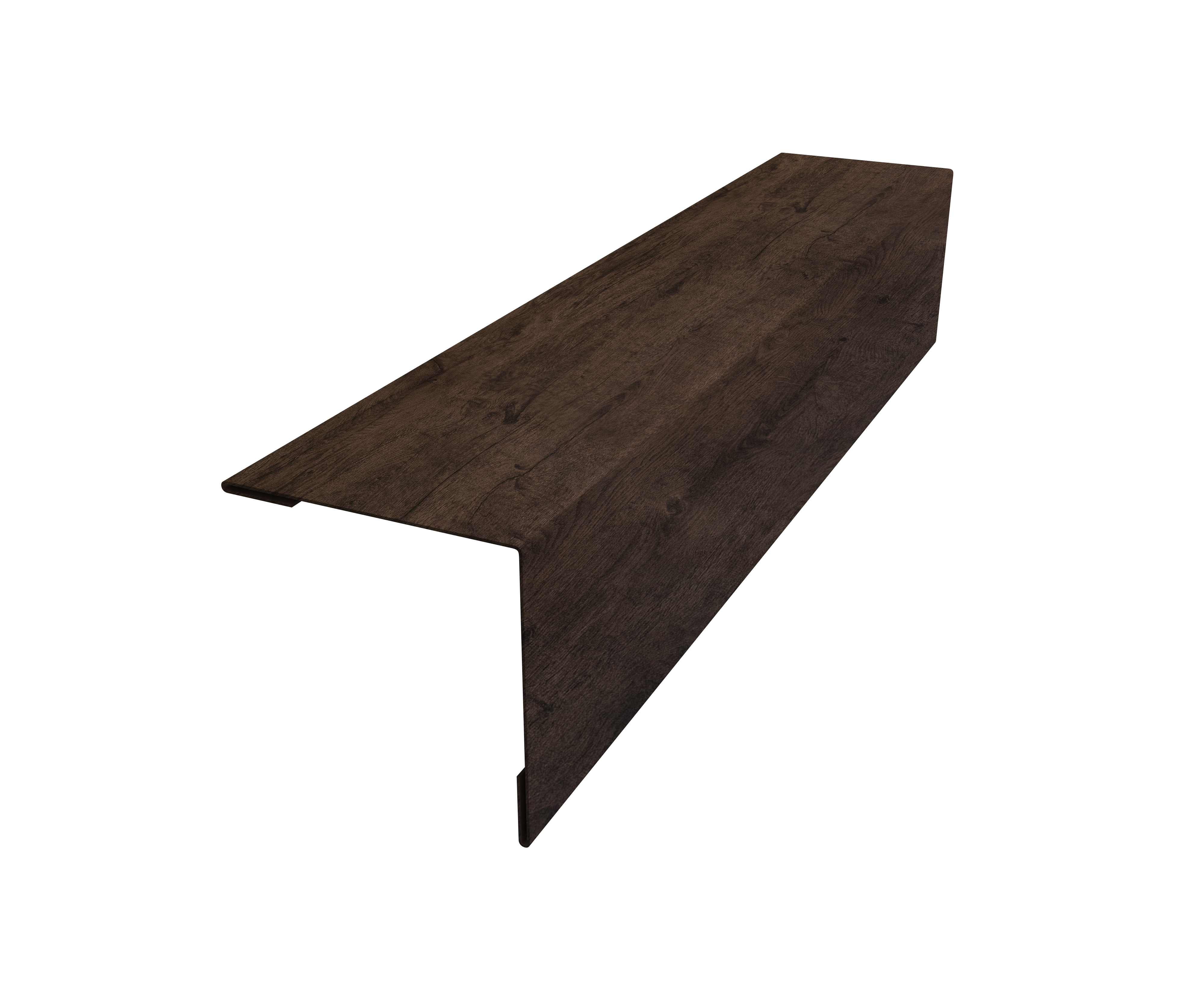 Планка завершающая 50х50 жалюзи Milan 0,45 Print Premium Antique Wood TwinColor (3м)