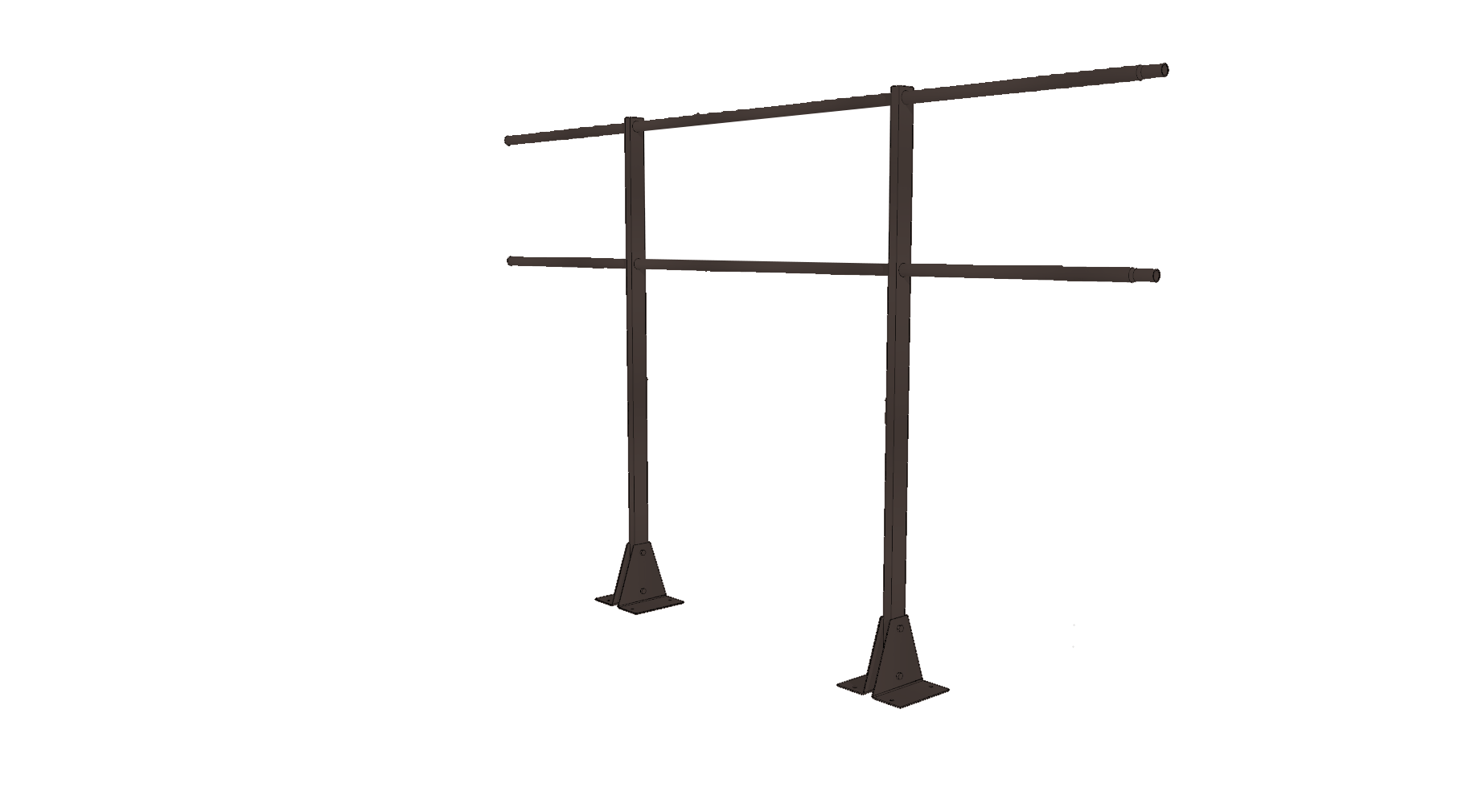 Ограждение кровельное для парапета на плоскую кровлю RR32 (2,0х1,2м)