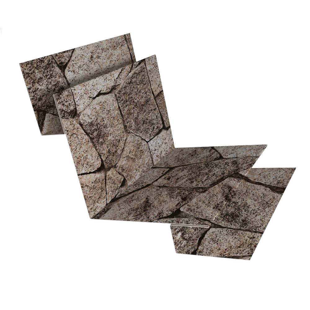 Угол внутренний сложный 90 град. 0,45 Print Elite King Stone TwinColor (3м)