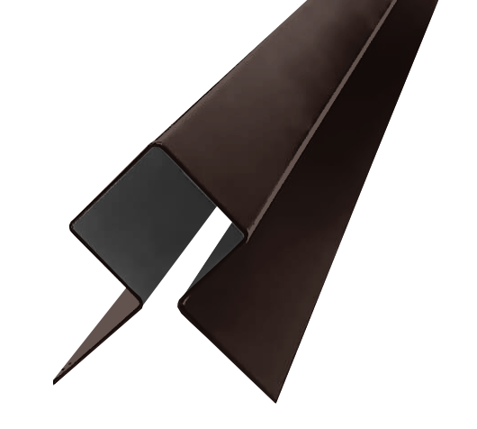 Профиль угловой внешний симметричный SidWood клик Zn RAL 8017 (3м)