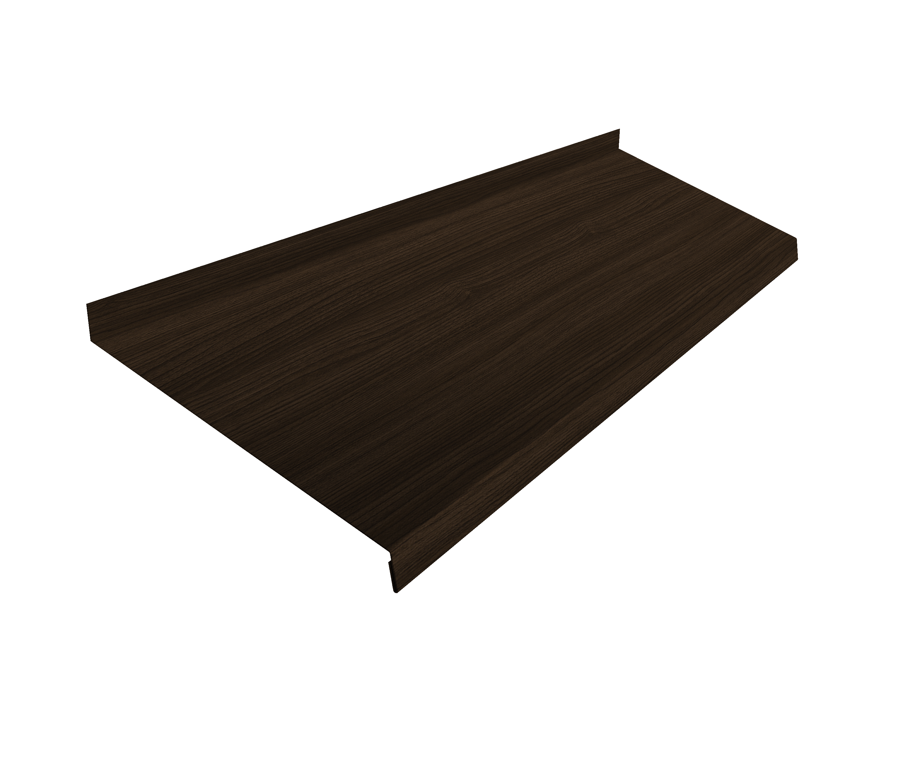 Отлив простой 250 0,45 Print Elite Coffee Wood TwinColor (2м)