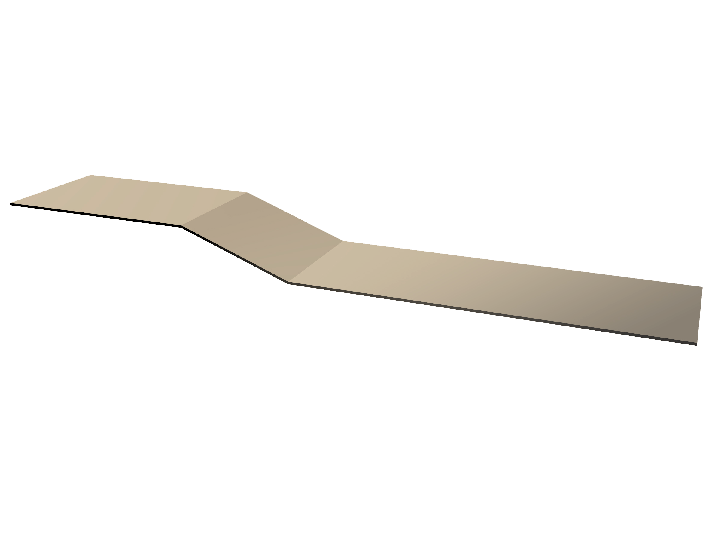 Планка крепежная фальц 0,45 Drap TX RAL 1015 светлая слоновая кость (2м)